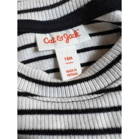 Cat & Jack Striped Rib Knit Long Sleeve - Picture 8 of 10
